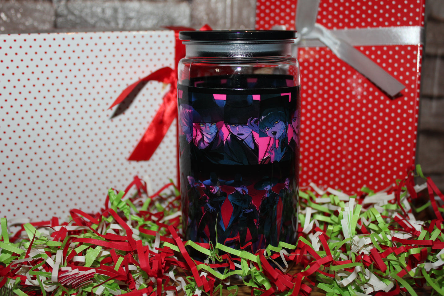 Verre KPOP Saja Boy Dark Idols 16 oz style canette avec paille et couvercle – Beauty Nini