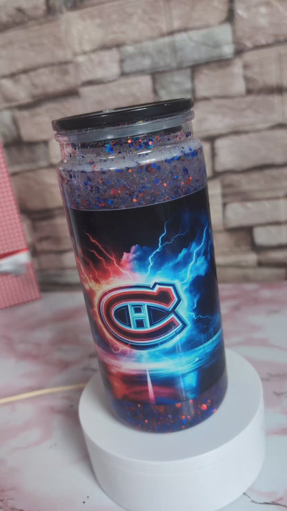 Snowglobe Hockey Montréal – Fier équipe de notre province 🟦⬜🟥 | 20 oz