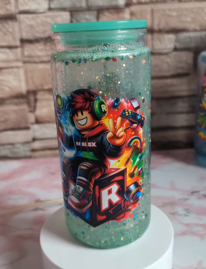 Snowglobe Roblox Gamer – Paillettes holo | 20 oz