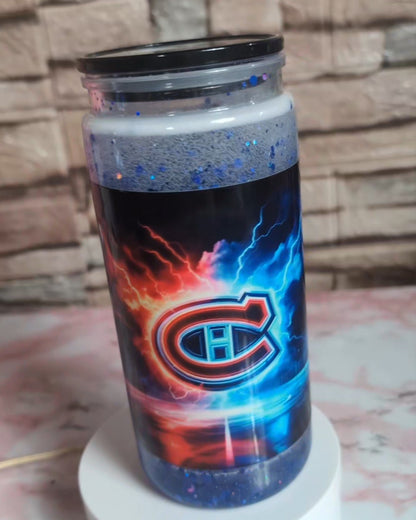 Snowglobe Hockey Montréal – Fier équipe de notre province 🟦⬜🟥 | 20 oz